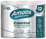 Tualettpaber AMOOS rullides perforatsiooniga, 12 tk/pakis, 2 kihti, 24 m, 108 mm