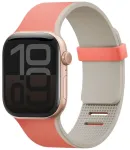 UNIQ nutikella rihm Apple Watch (44/45/46/49 mm) jaoks | nahkne | roosa/beež