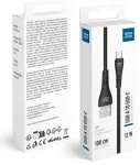 Blue Star PJ-DG4-A andmeedastus- ja laadimiskaabel | USB-A kuni USB-C | 12W | 1m | must
