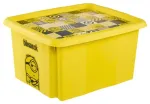 Karp kaanega 24L Karolina &ldquo;Minions Mosaic&rdquo; 42.5x35.5x22.5cm kollane