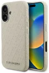 Karl Lagerfeld FW Stamped Karl telefoni &uuml;mbris MagSafe toega iPhone 16 beež