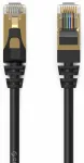 Orico PUG-C7 Ethernet LAN v&otilde;rgukaabel | Cat7 | &uuml;mmargune | 10Gbps | 0.5m | must