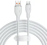 Baseus Pudding andmeedastus- ja laadimiskaabel | USB-A kuni USB-C | 100W | 1.2m | valge