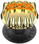 Telefonihoidik ja -alus PopSocket Say Cheese Adhesive Grip MagSafe kuldne