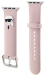 Karl Lagerfeld Karl Head NFT nutikella rihm Apple Watch (38/40/41 mm) jaoks | silikoonist | roosa
