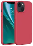 Etteri silikoon&uuml;mbris telefonile iPhone 14, vaarika v&auml;rvi