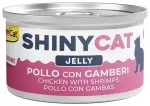 Konservtoit kassidele &ndash; Gimborn SHINYCAT JELLY CHICKEN WITH SHRIMPS 70g