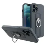 Ring Case silikoonist telefoni &uuml;mbris alusega iPhone 13 Pro sinine