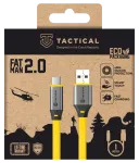 Tactical Fat Man 2.0 andmeedastus- ja laadimiskaabel | USB-A kuni USB-C | 60W | 1m | kollane