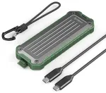 Orico OTPX-G2 M.2 NVMe/SATA SSD USB-C 3.2 Rugged Tactical Drive Enclosure - Grey-Green