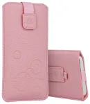 WONDER Deko Pouch Case (Size M) for Iphone 5/Nokia 215 4G/225/5310 2020 pink