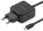 Qoltec reisilaadija | 12W | MicroUSB | MicroUSB kaabliga komplektis | must