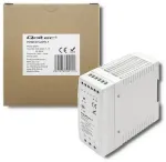 Qoltec DIN rail power supply | 40W | 24V | 1.67A | White | Slim
