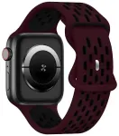 Beline New Sport nutikella rihm Apple Watch (38/40/41 mm) jaoks | silikoonist | punane/must