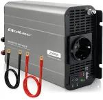 Qoltec MS Wave pingeinverter | 12V kuni 230V | 1000/2000W | USB | &Uuml;hildub LiFePO4, GEL ja AGM akudega