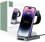 Tech-Protect QI15W-A26 3-in-1 juhtmevaba laadija | Qi | 15W | must