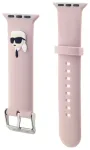 Karl Lagerfeld Karl Head NFT nutikella rihm Apple Watch (42/44/45/46/49 mm) jaoks | silikoonist | roosa
