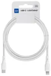 Blue Star PJ72-18-3 andmeedastus- ja laadimiskaabel | USB-C kuni Lightning | 27W | 1m | valge