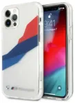BMW BMHCP12LSKTGT iPhone 12 Pro Max 6,7" l&auml;bipaistev k&otilde;va kate Motorsport Tricolor
