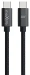 Maxlife MXUC-12 andmeedastus- ja laadimiskaabel | USB-C kuni USB-C | 60W | 3m | must