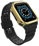 Protect nutikella rihm Apple Watch (42/44/45 mm) jaoks | plast | must/kuldne