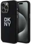 DKNY DKHCP15XSMCBSK Liquid Silicone Metal Logo telefoni &uuml;mbris iPhone 15 Pro Max must