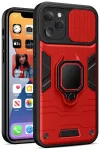 Ring Lens telefoni &uuml;mbris alusega iPhone 13 Pro Max punane (kaamera kaitsega)
