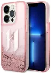 Karl Lagerfeld KLHCP14LLBKLCP iPhone 14 Pro 6,1" r&oacute;żowy|pink hardcase Liquid Glitter Big KL