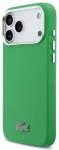Lacoste Iconic Petit Pique Metal Logo telefoni &uuml;mbris MagSafe toega iPhone 17 Pro Max roheline