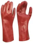 PVC kindad 35cm puuvillase voodriga, punased, suurus 10