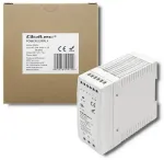 Qoltec DIN rail power supply | 60W | 12V | 5A | White | Slim