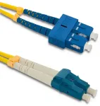 Qoltec Kiudoptiline patchcord SC/UPC - LC/UPC | &Uuml;herealine | 9/125 | G652D | Duplex | 3m