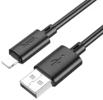 Hoco X88 andmeedastus- ja laadimiskaabel | USB-A kuni Lightning | 12W | 1m | must