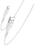 Yesido CA119 andmeedastus- ja laadimiskaabel | USB-A kuni Lightning | 12W | 1m | valge