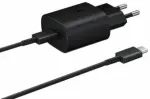 Samsung EP-TA800 reisilaadija | 25W | USB-C | koos USB-C kaabliga komplektis | must