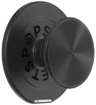 Alumiiniumist telefonihoidik ja -alus PopSockets Aluminum Radial MagSafe must