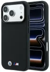 BMW M Quadrille Kevlar Metal Logo telefoni &uuml;mbris MagSafe toega telefonile iPhone 17 Pro Max | iPhone 18 Pro Max must