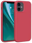 Etteri silikoon&uuml;mbris telefonile iPhone 12 | 12 Pro, vaarika v&auml;rvi