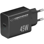 Esperanza EZC108K reisilaadija | 45W | PD | USB-C
