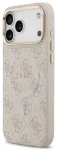 Guess PU Leather &uuml;mbris MagSafe toega telefonile iPhone 17 Pro Max roosa