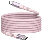 Verbatim Sync & Charge Magnetic andmeedastus- ja laadimiskaabel | USB-C kuni USB-C | 100W | 1.2m | roosa