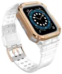 nutikella rihm Apple Watch (42/44/45 mm) jaoks | l&auml;bipaistev/roosa