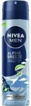 NIVEA, Deodorante, - Alpine Breeze Antiperspirant Spray (Anti-Perspirant) 150 Ml (Getto Vaporizzato, 150ml)