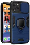 Ring Lens telefoni &uuml;mbris alusega iPhone 13 Pro Max tumesinine (kaamera kaitsega)