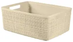 Korv džuut M 12L 36x28x15cm kreemikas