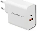 Qoltec reisilaadija | 60W | PD, QC | USB-C, USB-A | valge