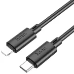 Hoco X88 andmeedastus- ja laadimiskaabel | USB-C kuni Lightning | 20W | 1m | must