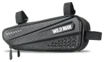 WILDMAN traveling bag under the bike frame with zipper 1,2L ES4 black