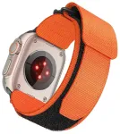 Forcell nutikella rihm Apple Watch (42/44/45/49 mm) jaoks | nailonist | oranž