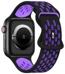 Beline New Sport nutikella rihm Apple Watch (38/40/41 mm) jaoks | silikoonist | must/lilla
